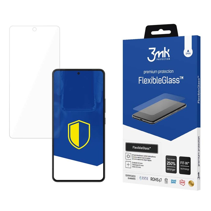 Folie protectie telefon, 3mk FlexibleGlass, pentru Asus ROG Phone 8/8 Pro, transparent, 0.5mm
