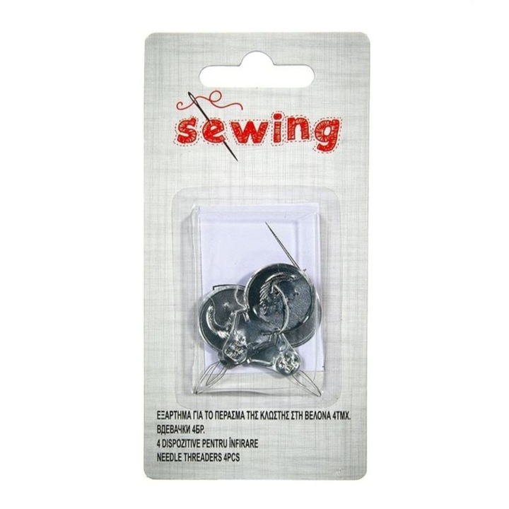 Dispozitiv pentru tras firul prin ac, 4buc