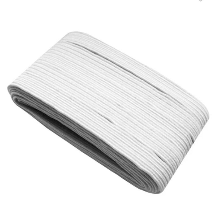 Elastic pentru cusut, alb, 600x0.8cm