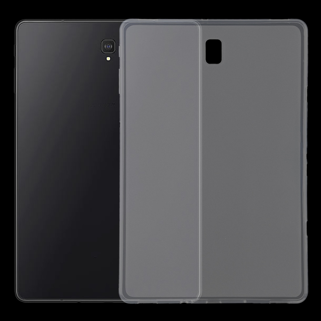 Husa tableta compatibila cu Samsung Galaxy Tab S4 10.5 T830, TPU grosime 0.75mm, cu exterior lucios si interior mat, protectie moale