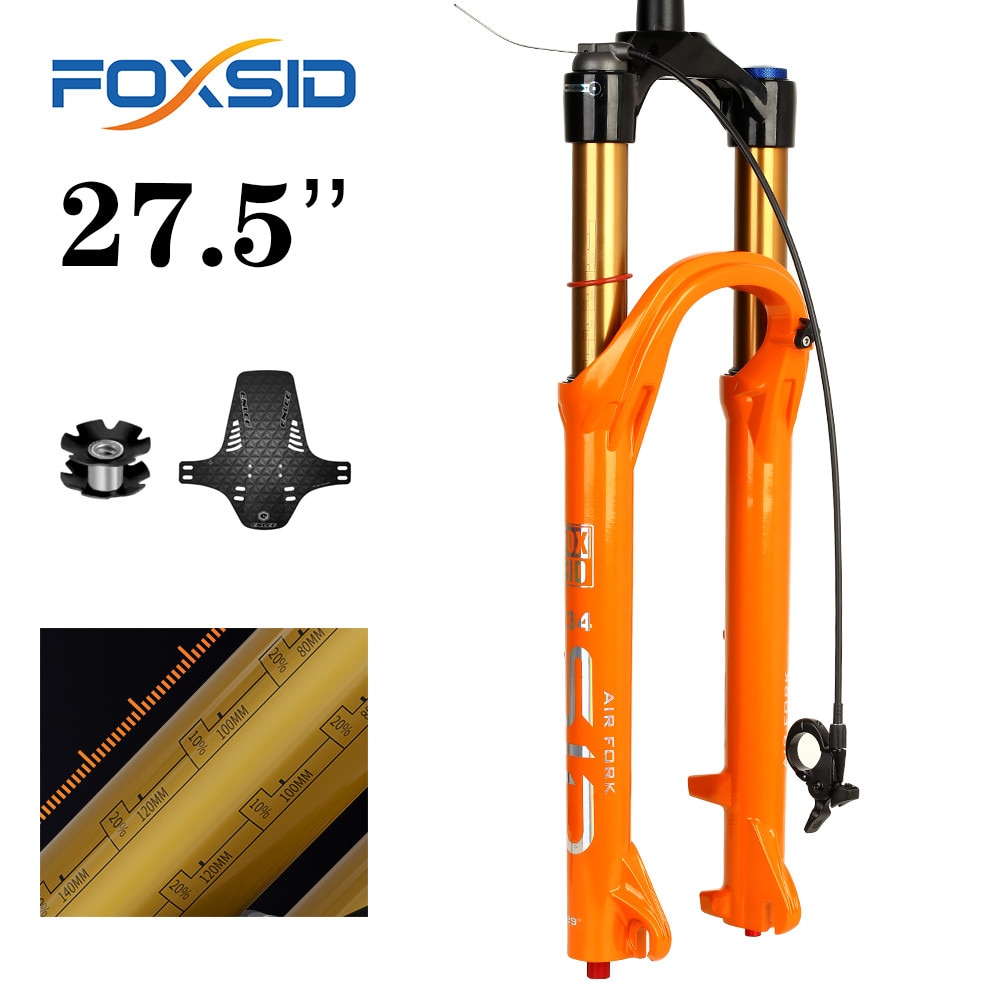 【hxxoxxvx27】　US7.5 Furca bicicleta, FOXSID XM34, 27.5 inch, amortizor aer