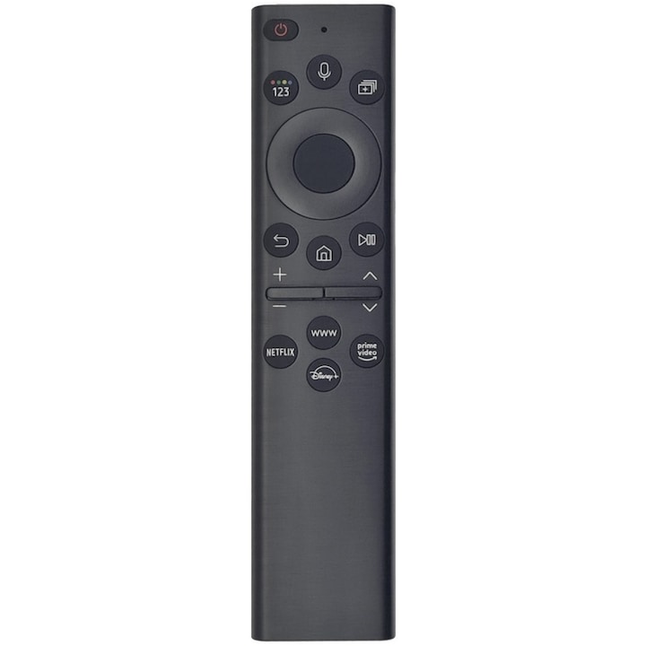Дистанционно управление за Samsung Smart TV BN59-01385D, x-remote, соларен панел, USB-C, Черно