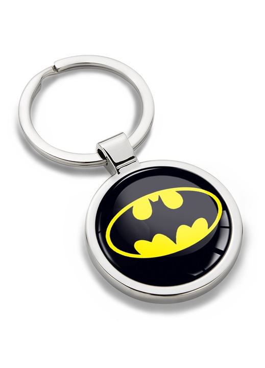 Метален ключодържател с подаръчна кутия, Biomar Labs, Batman, унисекс, 3D, Сребристо/Черно, KK 245 X