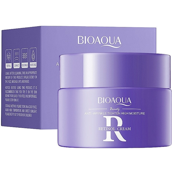 Bioaqua ránctalanító arckrém retinollal 60 g