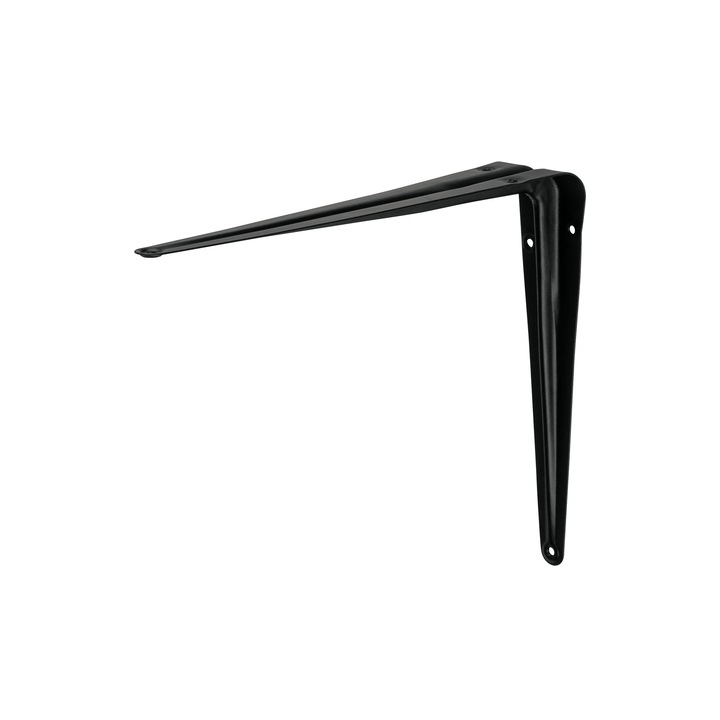 Suport pentru raft, neagra, 20 x 25 cm, Fiero