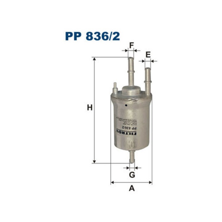 Filtron PP 836/2 üzemanyagszűrő, 61x164mm, 8mm