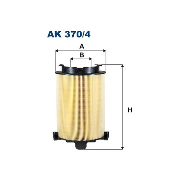 Levegőszűrő Filtron AK 370/4, 68x136x221mm