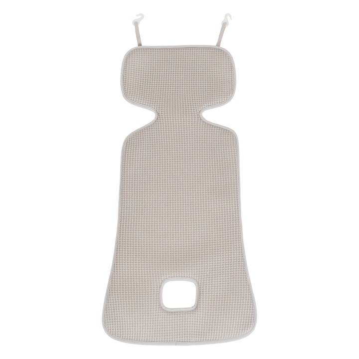 Protectie antitranspiratie Cangaroo AirLuxe Universal Grey pentru carucior, material 3D special, reduce transpiratia, potrivire universala