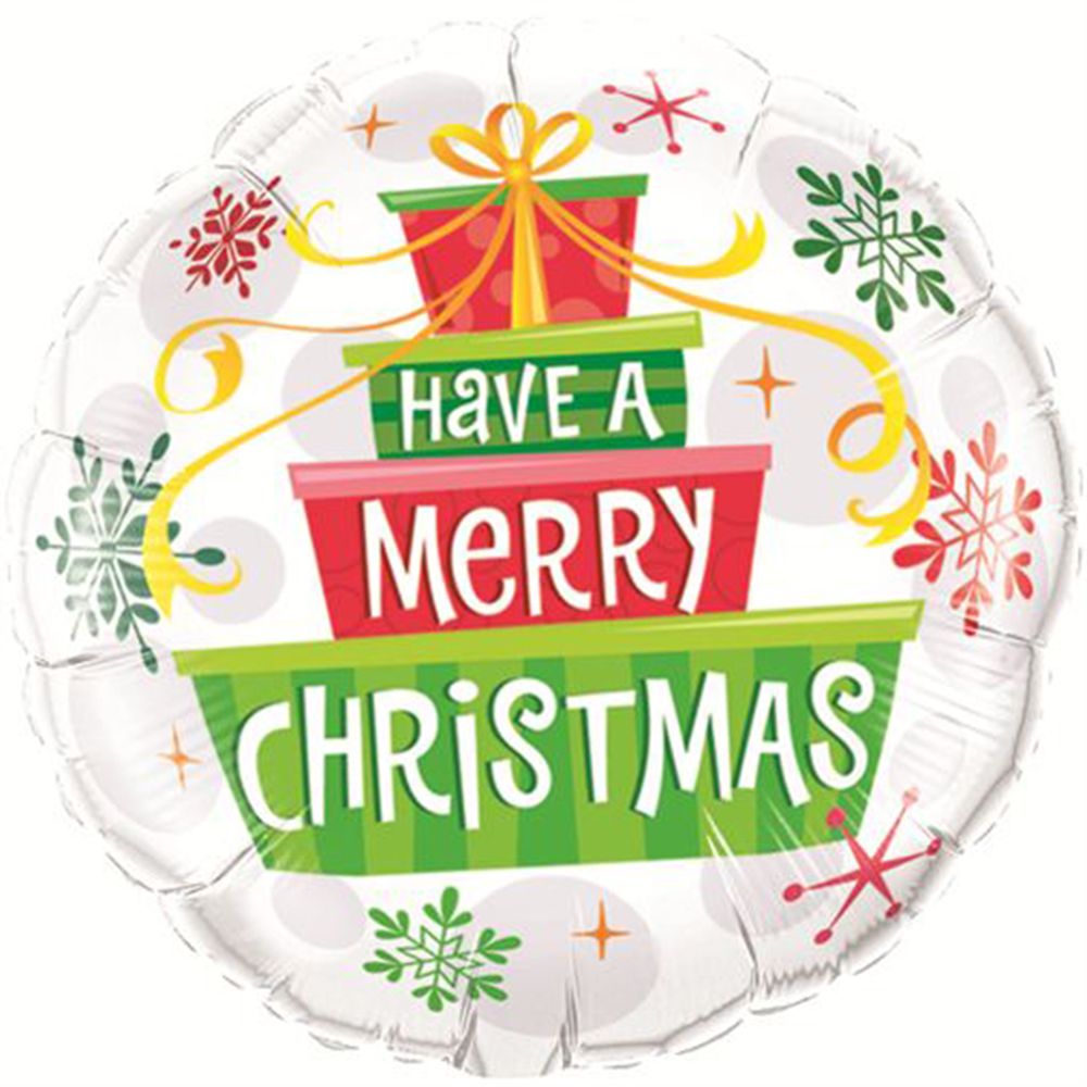 Balon folie 45 cm Have a Merry Christmas, Qualatex