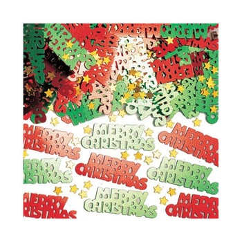 Confeti Merry Christmas Craciun, Amscan, 1 set Confeti Merry Christmas Craciun, Amscan, 1 set