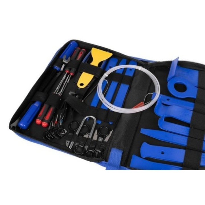 Set 40 unelte pentru demontare tapiserie, casetofoane, conectori auto, 301207