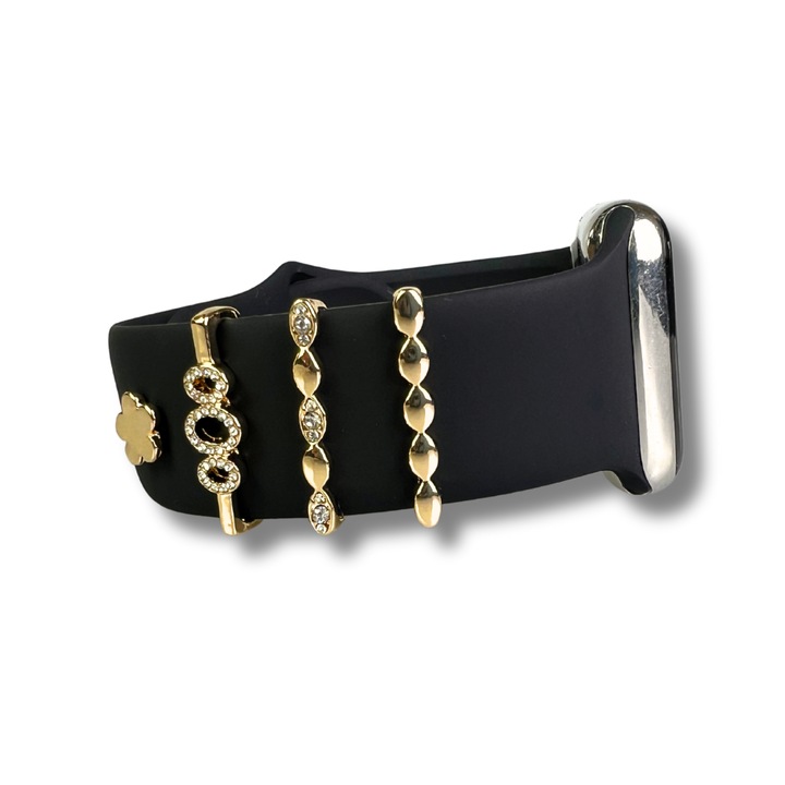 Apple Watch Ultra okosórához való charm, kompatibilis a 10, 9, 8, 7, 6, 5 modellekkel, méretek: 49mm, 46mm, 45mm, 44mm, 42mm, 41mm, 40mm, 38mm