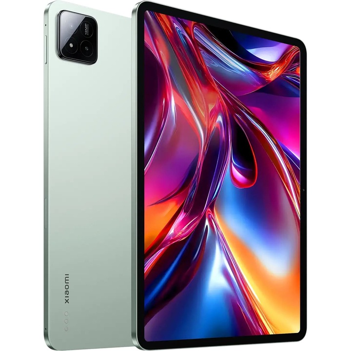 Таблет Xiaomi Pad 7, Sage Green с процесор 1x Cortex-X4 (2.8 GHz) + 4x Cortex-A720 (2.6 GHz) + 3x Cortex-A520 (1.9 GHz), 8 GB, 128 GB, Android 15, Светлозелен