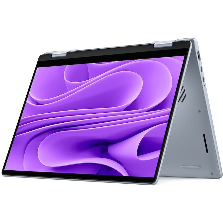 Лаптоп Dell 14 Plus 2-in-1 DB04250 с Intel Core Ultra 9 288V (3.3-5.1GHz, 12M), 32 GB, 1TB M.2 NVMe SSD, Intel Arc 140V, Windows 11 Pro, Светлосин