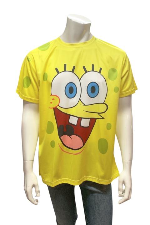 Férfi póló JUP Bob 5705582, rajzfilmmintás, SpongeBob, XL, Sárga