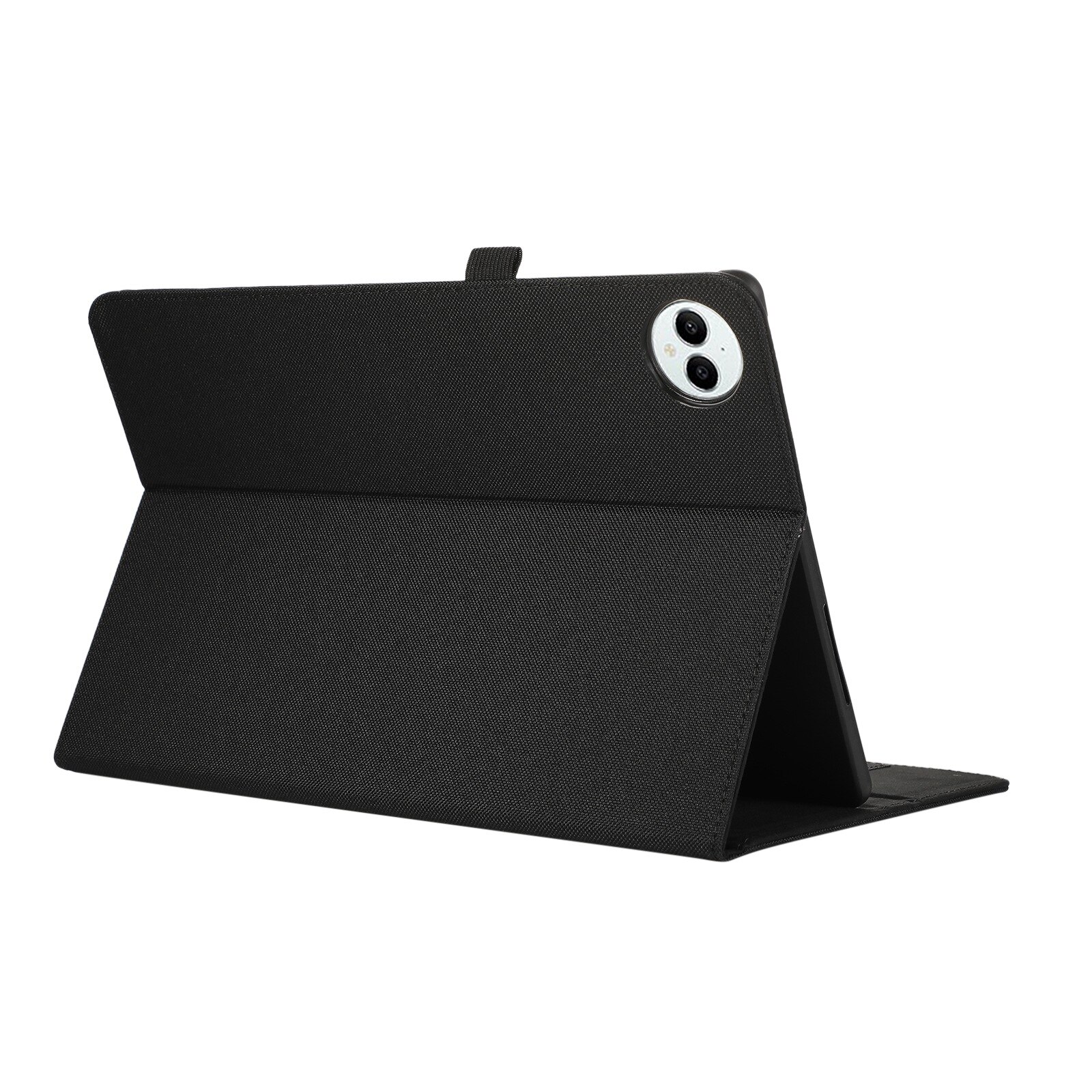 Husa tableta pentru Huawei MatePad Pro 13.2, piele de tecstil, tip carte, margini anti-soc, pliere inteligenta, negru