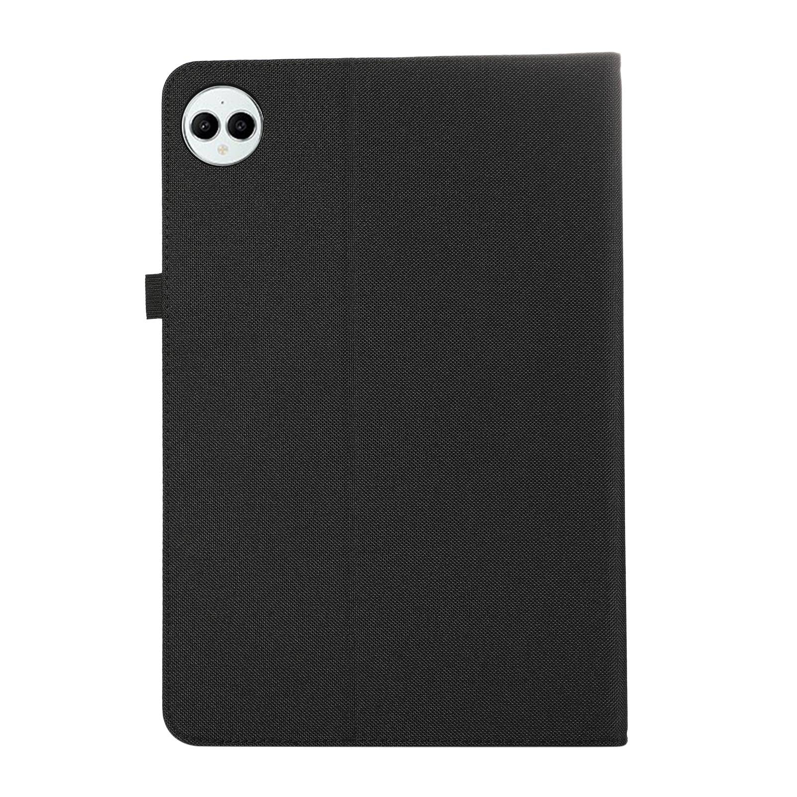 Husa tableta pentru Huawei MatePad Pro 13.2, piele de tecstil, tip carte, margini anti-soc, pliere inteligenta, negru