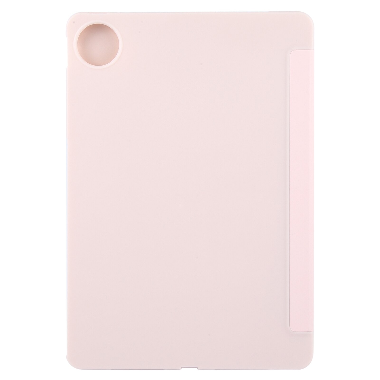 Husa tableta pentru Huawei MatePad Pro 12.2, silicon + piele, tip tri-fold, culori pastelate, protectie completa, suport pentru vizionare, roz