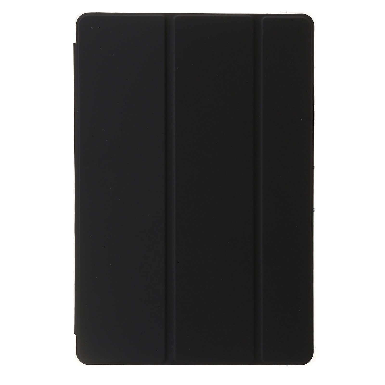 Husa tableta pentru Huawei MatePad 10.4, acril transparent, tip carte cu 3 plieri, protectie completa, acces la porturi, Negru