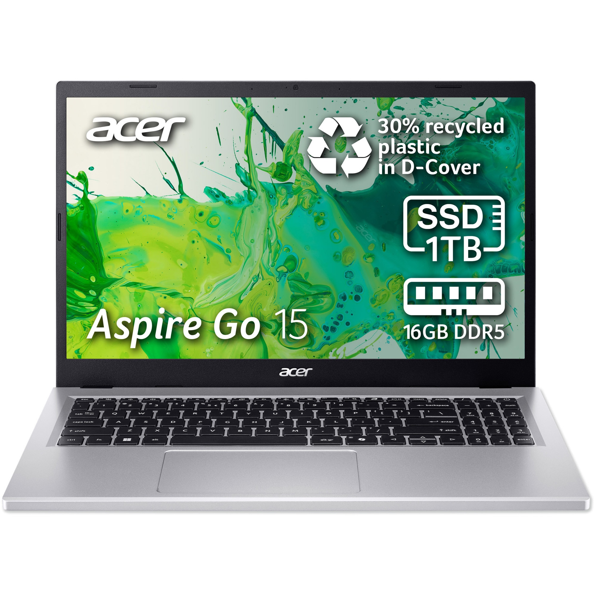 Laptop Acer Aspire Go 15 AG15-71P-757J cu procesor Intel Core i7