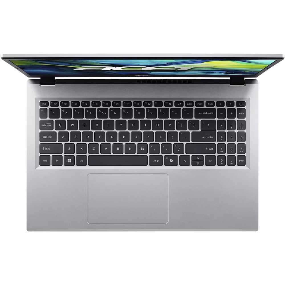 Laptop Acer Aspire Go 15 AG15-71P-58WM cu procesor Intel® Core™ i5-1334U pana la 4.6GHz, 15.6'' Full HD, IPS, 16GB DDR5 RAM, 512GB SSD, Intel® Iris® Xe Graphics, No OS, Pure Silver