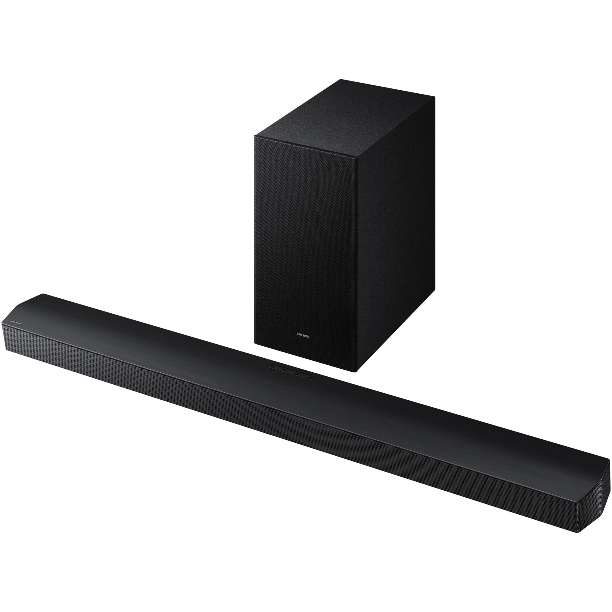Soundbar Samsung HW-B750F, 5.1, 400W, Bluetooth, Wi-Fi, Subwoofer wireless, Dolby Audio, HDMI eARC, Negru