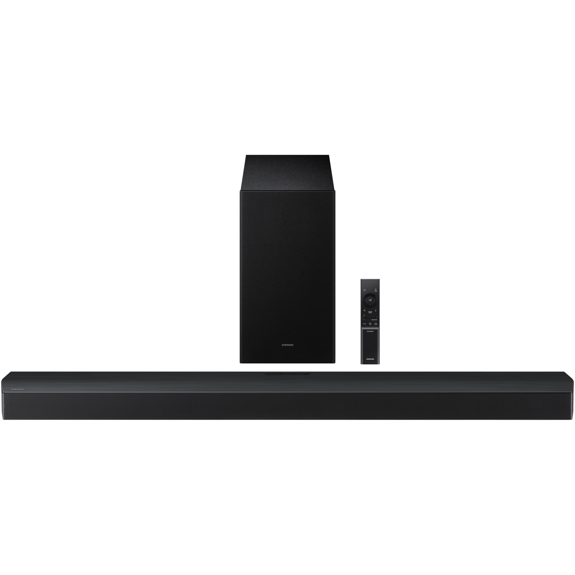 Soundbar Samsung HW-B750F, 5.1, 400W, Bluetooth, Wi-Fi, Subwoofer wireless, Dolby Audio, HDMI eARC, Negru
