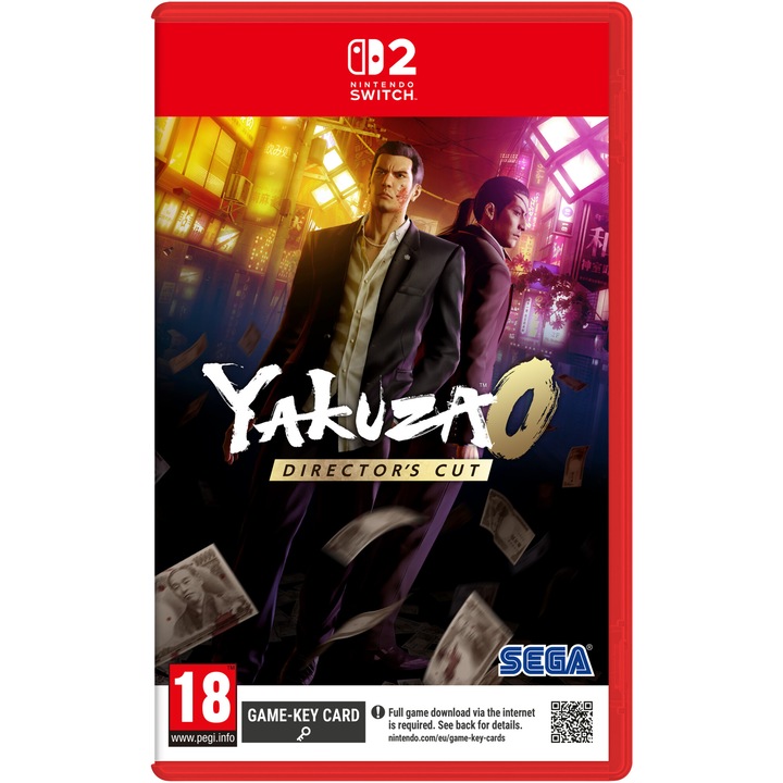 Yakuza 0 Director's Cut játék (kód) Nintendo Switch 2-re