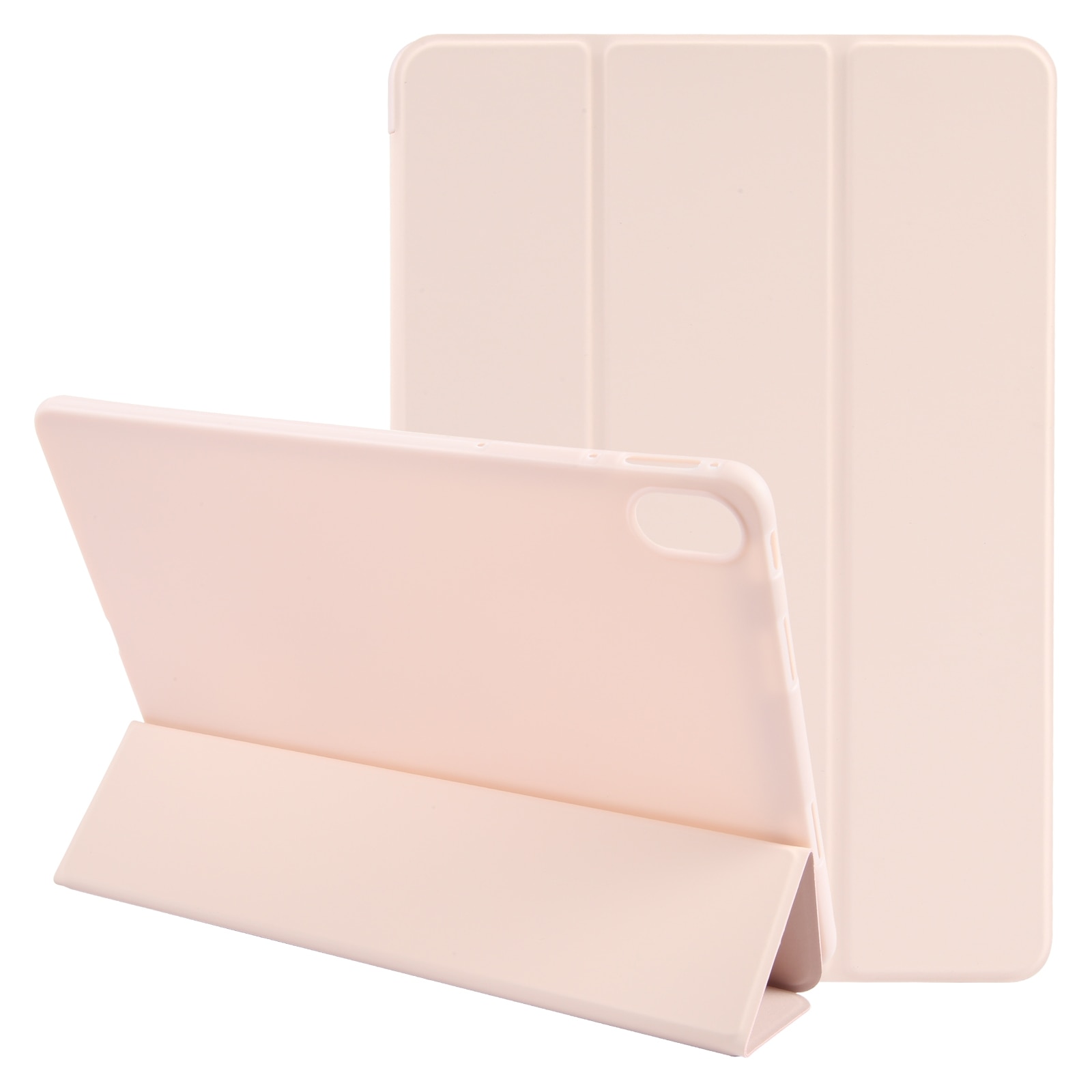 Husa tableta pentru Huawei MatePad Air 11.5 GEBEI, piele PU, tip carte cu suport, margini anti-soc, pliere inteligenta, protectie anti-zgarieturi, roz