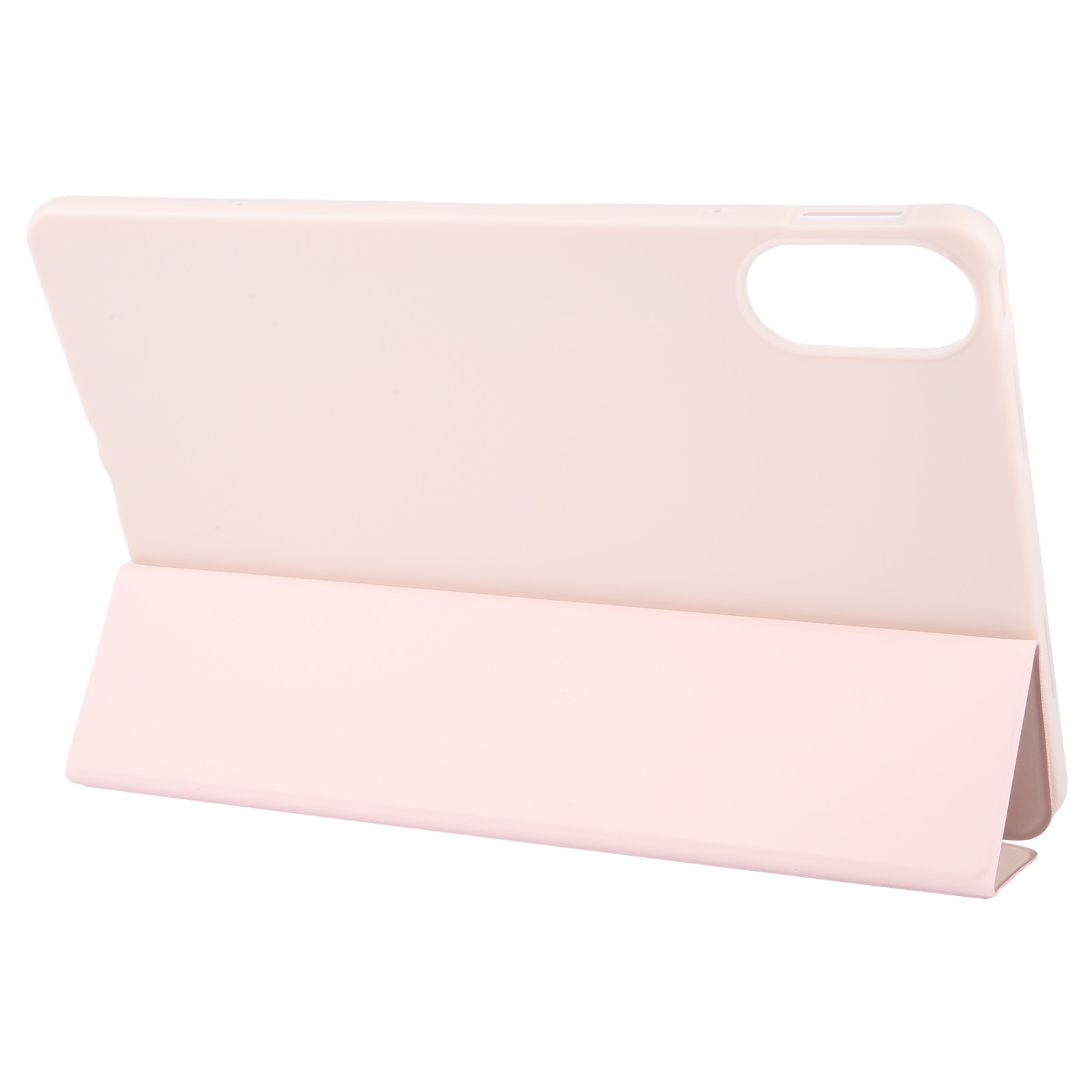 Husa tableta pentru Huawei MatePad Air 12, silicon si piele PU, tip tri-fold, protectie completa, suport pentru vizionare, compatibila cu modelul 2021, roz