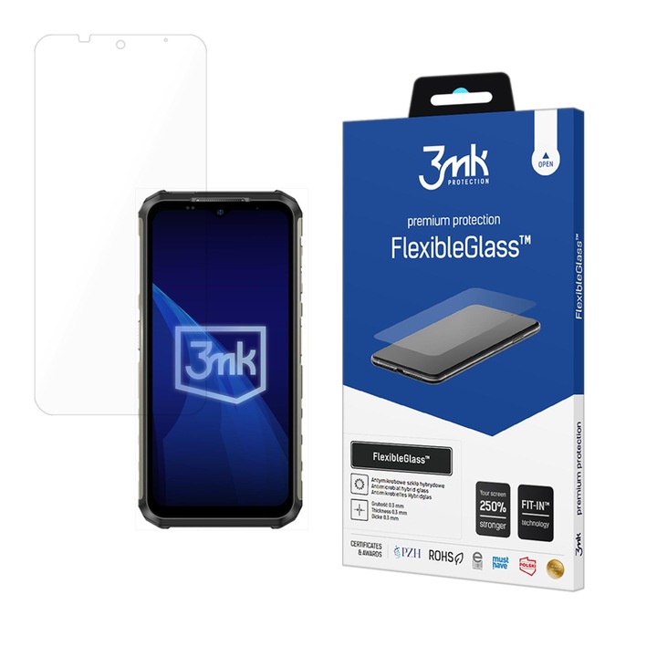 Telefonvédő fóliák, Ulefone Armor 22, FlexibleGlass, hatékony védelem, antibakteriális, 0.5mm