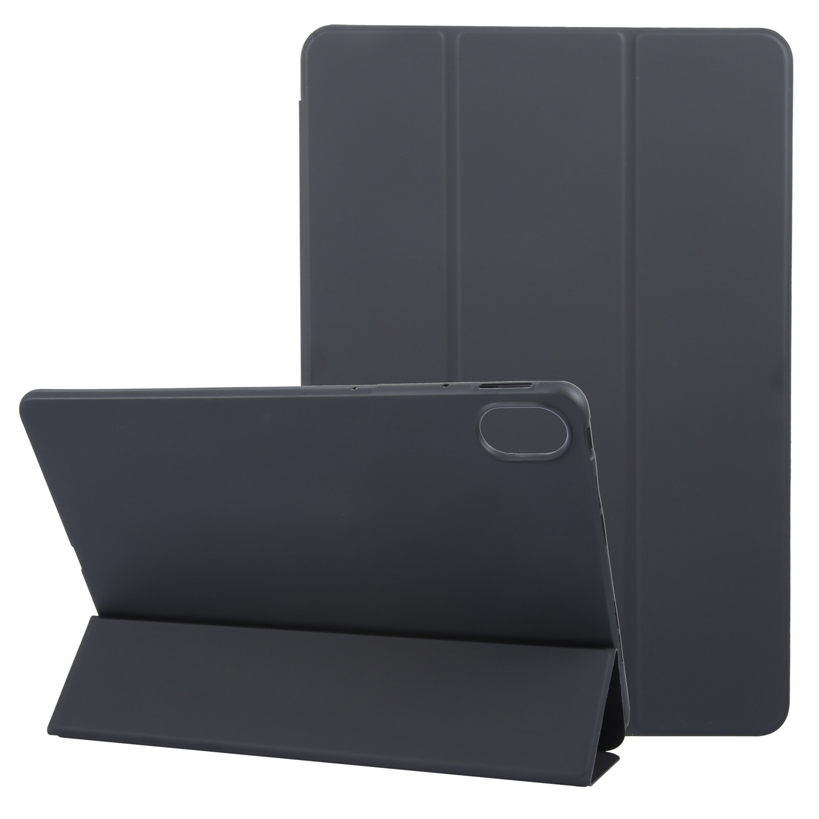 Husa tableta pentru Huawei MatePad 11.5 S GEBEI, piele PU, tip carte cu suport 3 plieri, protectie anti-soc, negru