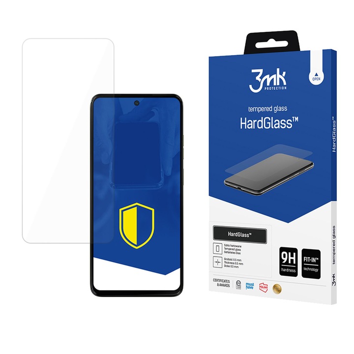 Edzett üveg 3MK HardGlass Motorola Moto G15/G15 Power/G05/E15 készülékhez