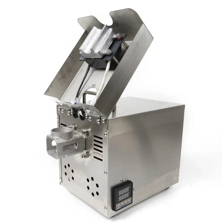 Преса за масло, 1500W, неръждаема стомана, дигитален контрол на температурата, голям капацитет, 45x18x30.5 см