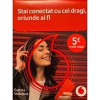 Cartela prepay VODAFONE 5 EURO