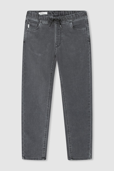 Pepe Jeans London, Farmerhatású nadrág, Antracitszürke