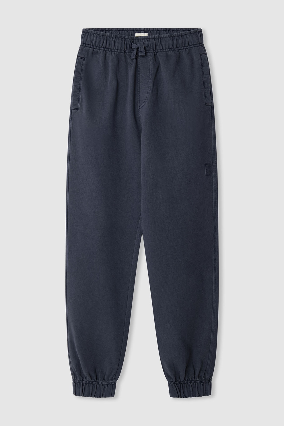 Pepe Jeans London, Pantaloni de trening de bumbac cu buzunare laterale, Albastru ultramarin, 152 CM