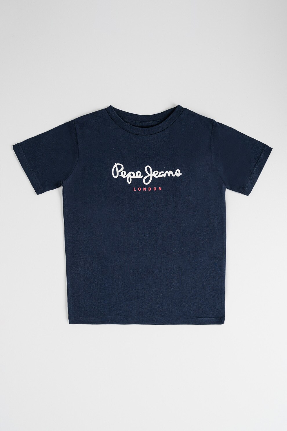 Pepe Jeans London, Tricou cu imprimeu logo, Bleumarin, 164 CM