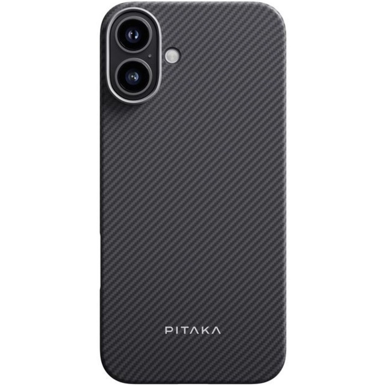 Husa de protectie Pitaka Ultra-Slim Aramida Magsafe pentru iPhone 16 Black / Grey