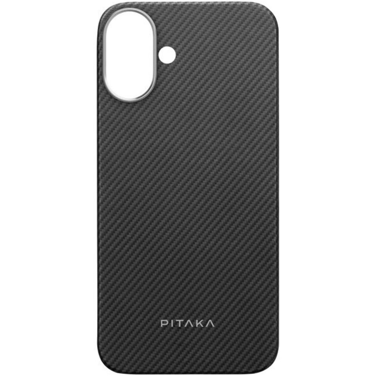 Husa de protectie Pitaka Ultra-Slim Aramida Magsafe pentru iPhone 16 Black / Grey