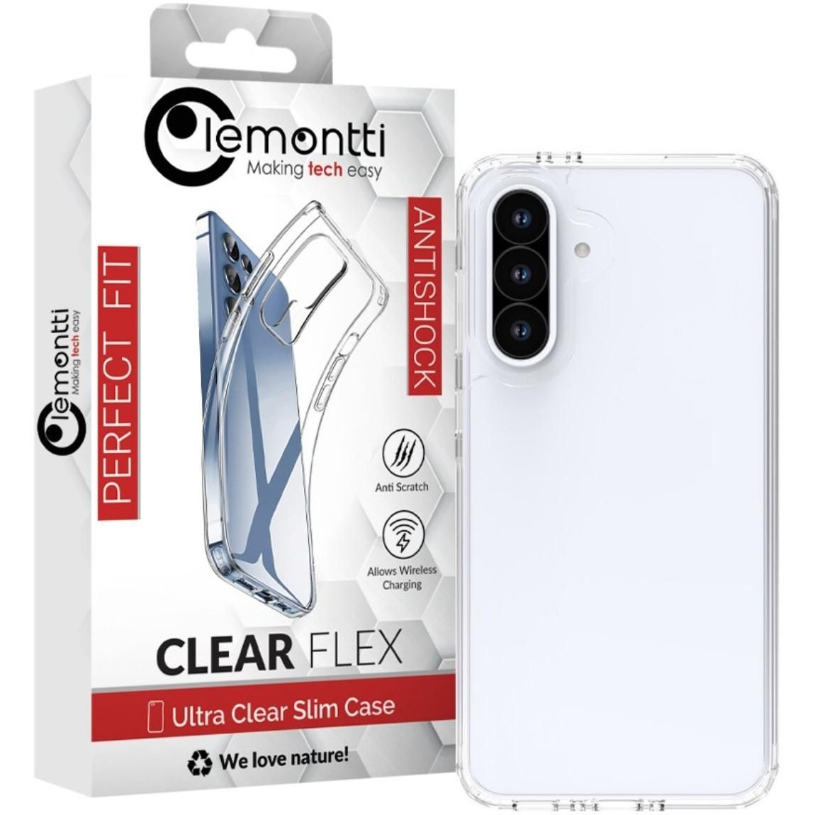Husa de protectie Lemontti Silicon pentru Samsung Galaxy A36 Transparent