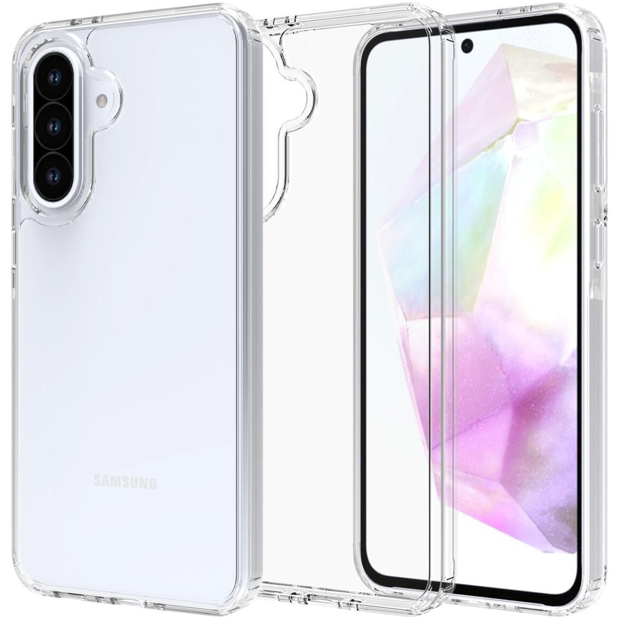 Husa de protectie Lemontti Silicon pentru Samsung Galaxy A36 Transparent