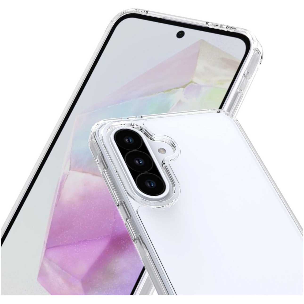 Husa de protectie Lemontti Silicon pentru Samsung Galaxy A36 Transparent