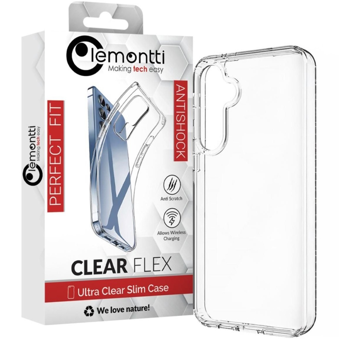 Husa de protectie Lemontti Silicon pentru Samsung Galaxy A26 Transparent