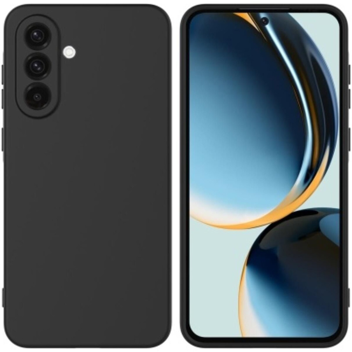 Husa de protectie Lemontti Silicon Soft Slim pentru Samsung Galaxy A56 Negru