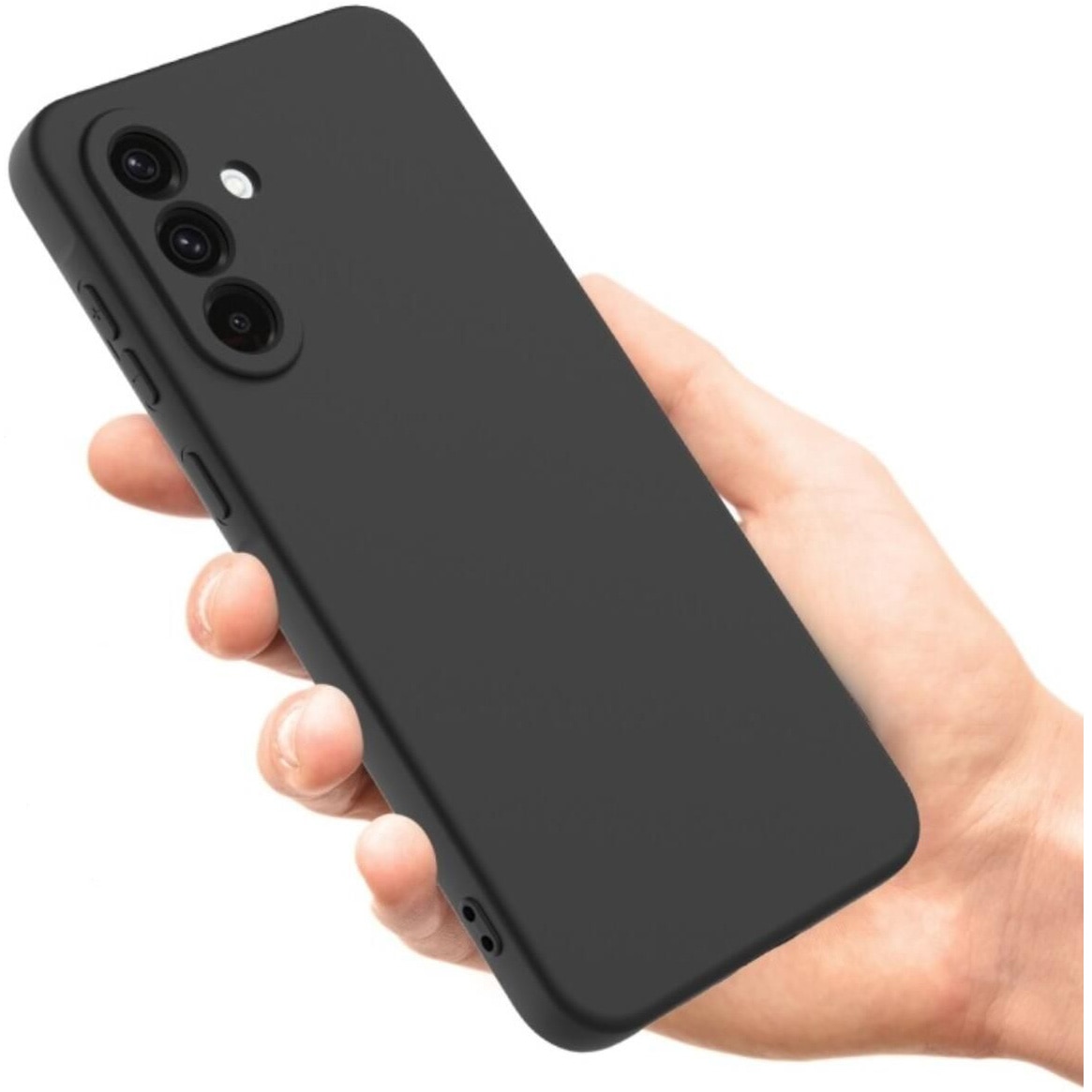 Husa de protectie Lemontti Silicon Soft Slim pentru Samsung Galaxy A56 Negru