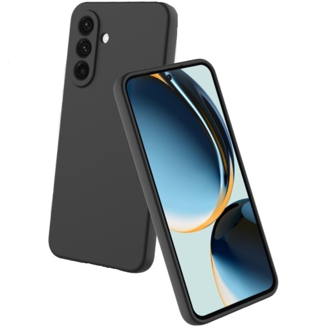 Husa de protectie Lemontti Silicon Soft Slim pentru Samsung Galaxy A56 Negru