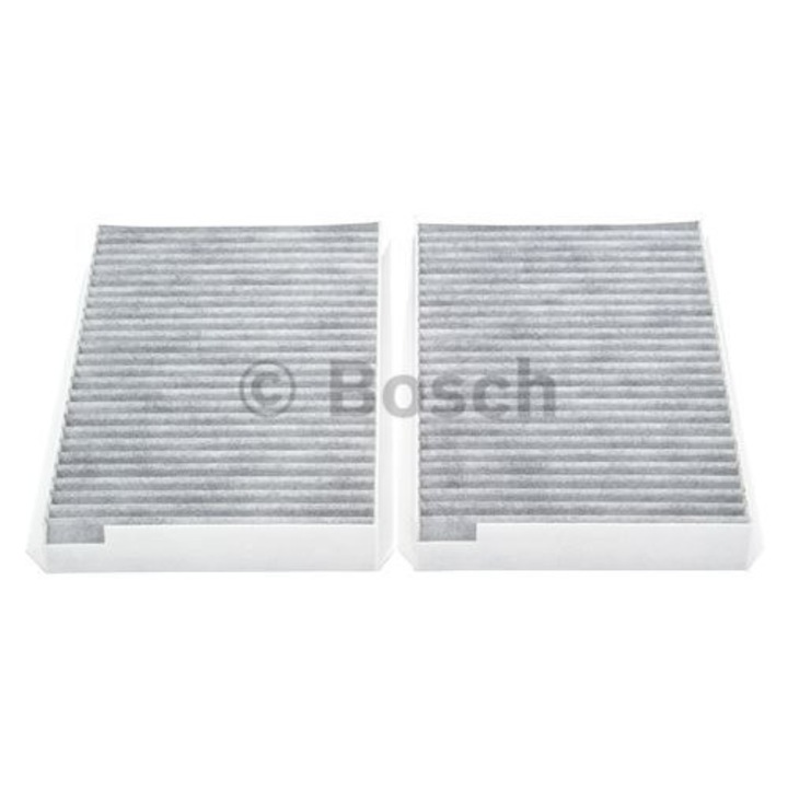 Bosch utastér szellőzőszűrő, 320x173x31mm, 2 darabos készlet, aktív szénnel