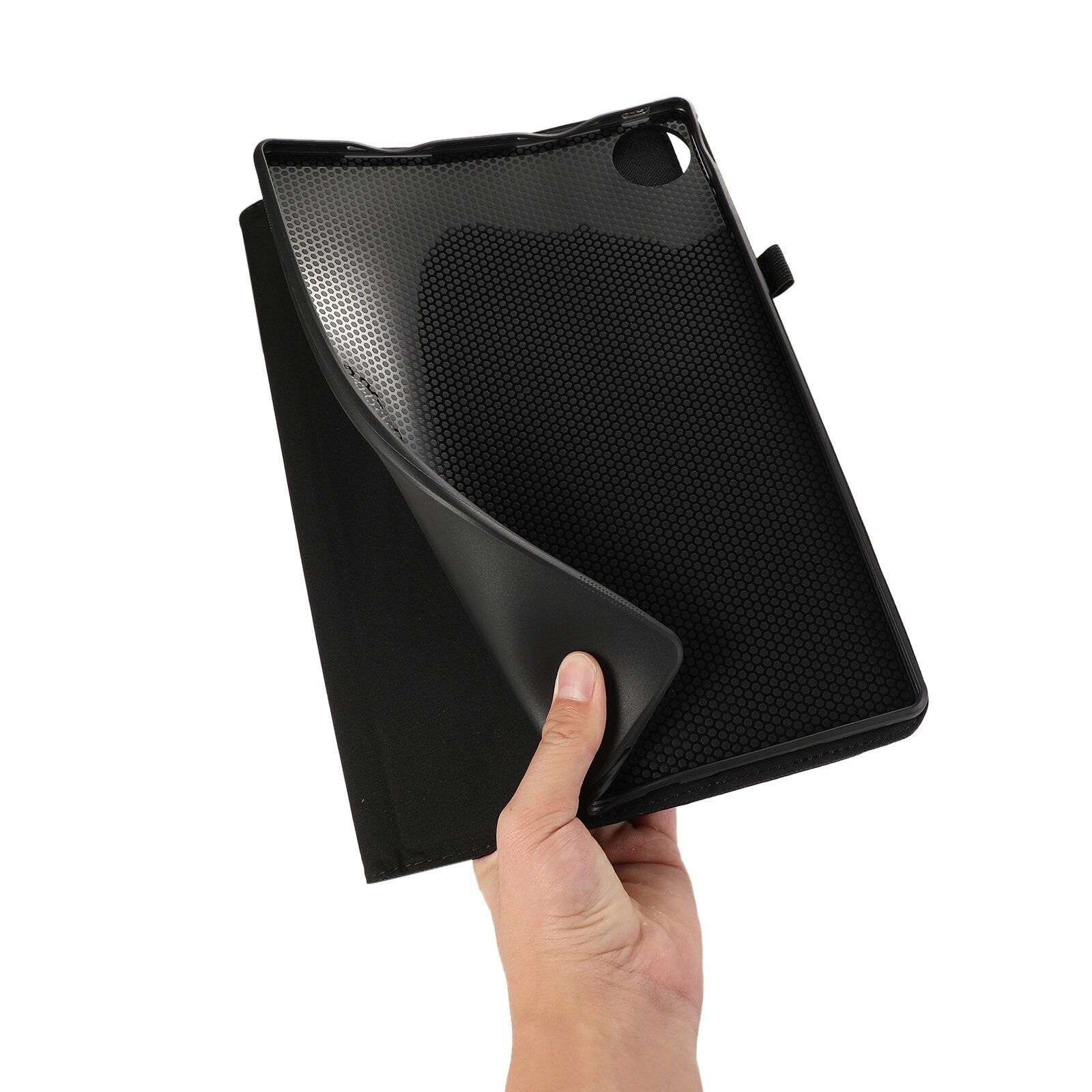 Husa tableta pentru Huawei MatePad Pro 12.2 2024, piele textila, tip capac magnetic, protectie anti-soc, pliere inteligenta, compatibila cu modelul specificat, culoare gri