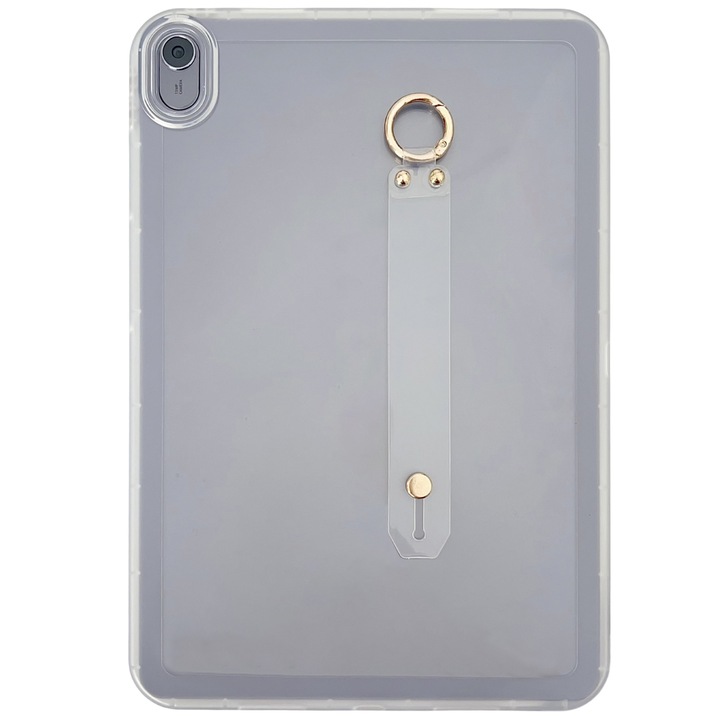 Husa tableta pentru Huawei MatePad 11.5, silicon hibrid PC + TPU, suport pentru incheietura, spate transparent